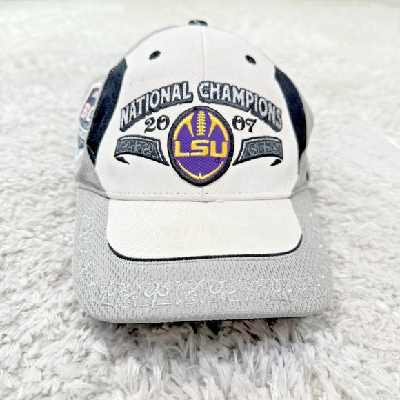 Nike Other - Vintage LSU Tigers Hat Cap Strap Back NCAA BCS Champions Nike Locker Room Y2K